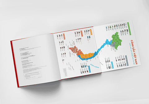 Đất nước gấm hoa - Atlas Việt Nam - Ấn bản lưu dấu 63 tỉnh thành