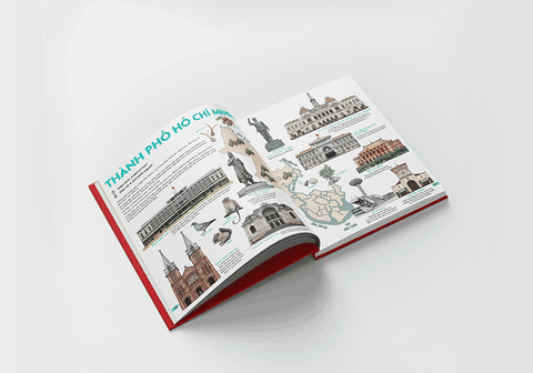 Đất nước gấm hoa - Atlas Việt Nam - Ấn bản lưu dấu 63 tỉnh thành