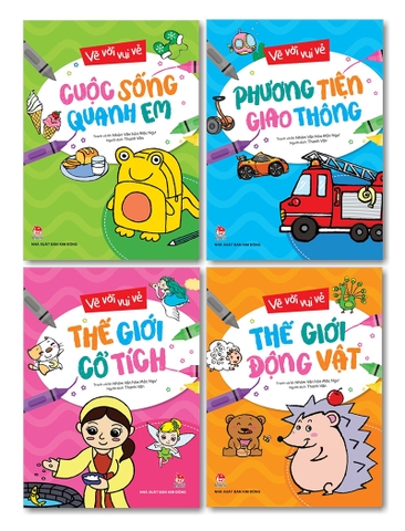 Combo Vẽ vời vui vẻ (4 cuốn)