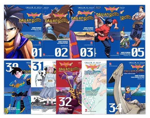 Combo Dragon Quest - Dấu ấn Roto - Những người kế thừa (34 tập)