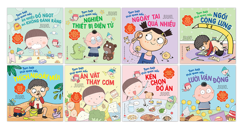 Combo Tạm biệt thói quen xấu (8 cuốn)