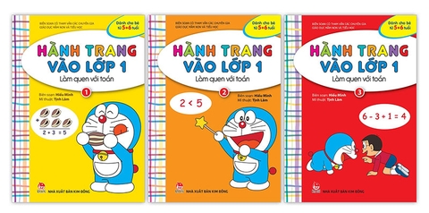 Combo Hành trang vào lớp 1 - Làm quen với Toán (3 cuốn)