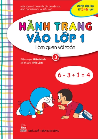 Combo Hành trang vào lớp 1 - Làm quen với Toán (3 cuốn)