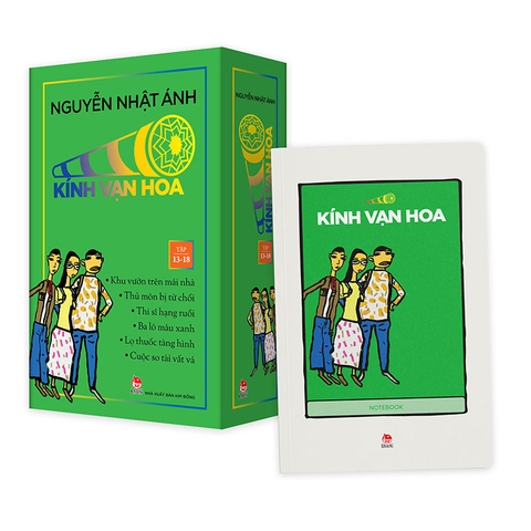 Combo 09 Boxset Kính vạn hoa - Bộ Kỉ niệm 30 năm (Tặng kèm Túi vải canvas)