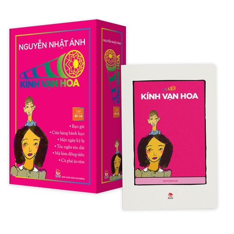 Combo 09 Boxset Kính vạn hoa - Bộ Kỉ niệm 30 năm (Tặng kèm Túi vải canvas)
