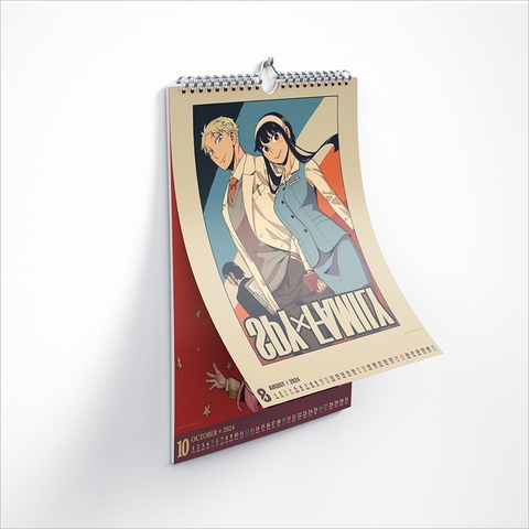 Lịch treo tường Spy X Family 2024