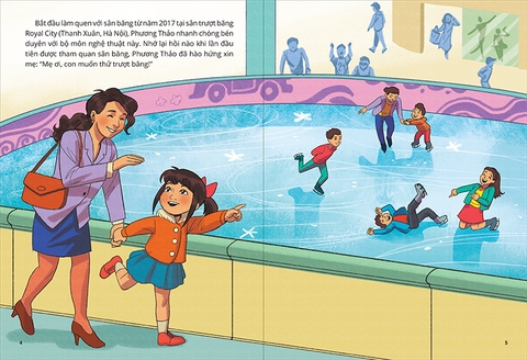 Gương thiếu nhi làm theo lời Bác - Niềm yêu thích trượt băng