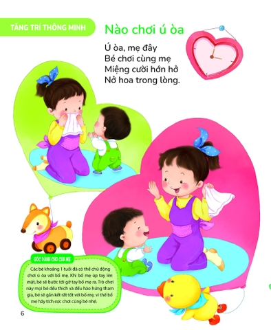 Hiểu từng tuổi con - Bé 1 tuổi làm được việc gì ?