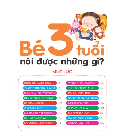 Hiểu từng tuổi con - Bé 3 tuổi nói được những gì ?