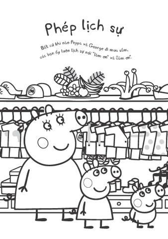 Khéo tay tô màu - Peppa hào hiệp