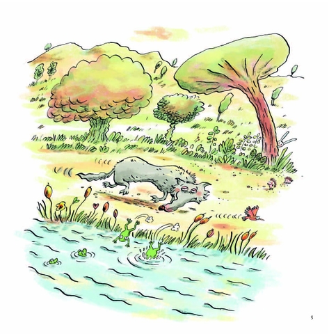 Sói Xám xoay xở sống