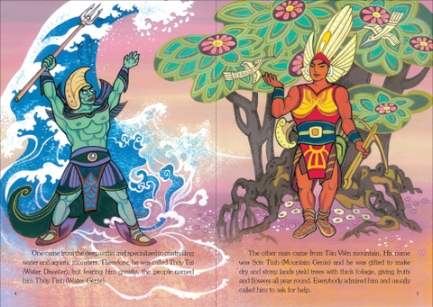 Vietnamese Folklore - The legend of Mountain and Water Genies - Sơn Tinh , Thủy Tinh