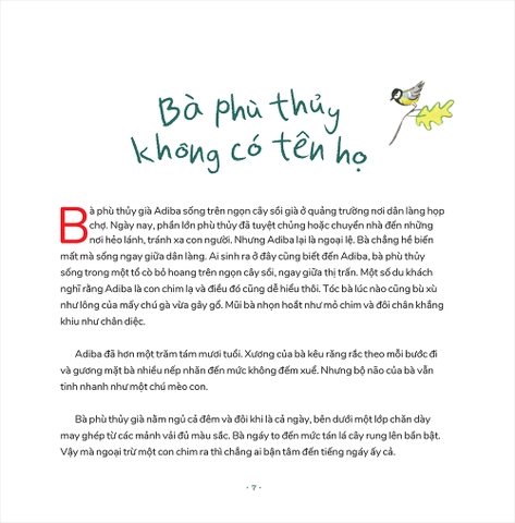 Adiba bà phù thủy trên cây sồi