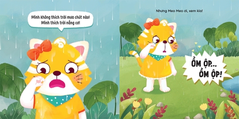 Meo Meo bé mèo tốt bụng - Mưa rồi