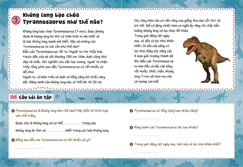 Bồi dưỡng kĩ năng đọc hiểu cho học sinh tiểu học - Thế giới khủng long