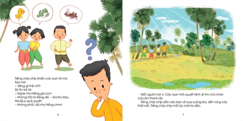 Những đứa trẻ hạnh phúc - Tổ chim non - Bạn nhỏ dân tộc Khmer