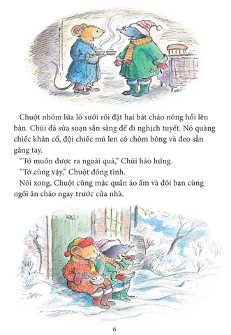 Chuột và Chũi - Tờ lịch Giáng Sinh