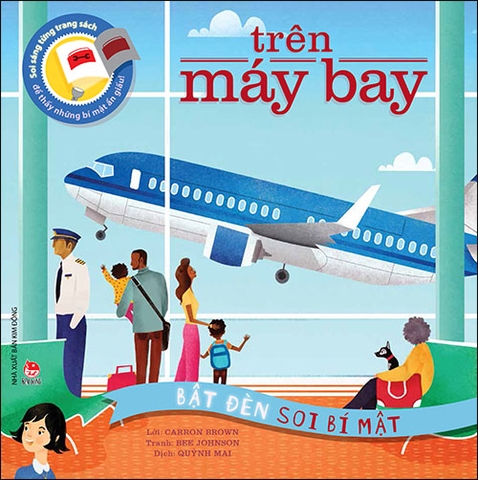 Bật đèn soi bí mật - Trên máy bay