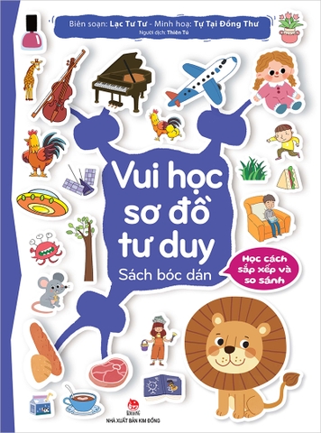 Vui học sơ đồ tư duy - Sách bóc dán - Học cách sắp xếp và so sánh