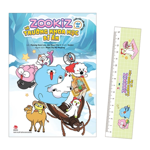 Combo Zookiz và trường khoa học bí ẩn (3 tập) (Tặng kèm Sticker + Thước kẻ + Bộ 4 chiếc Nhãn vở)