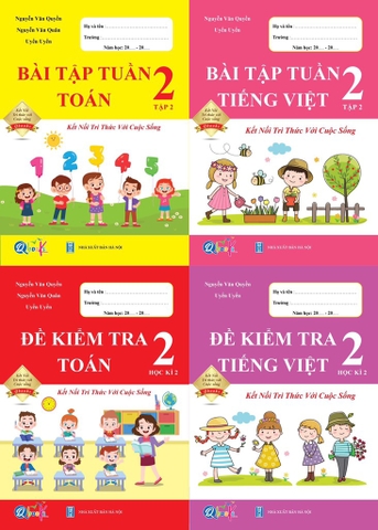 CB Bài tập tuần và đề KT kỳ 2 lớp 2 kết nối tri thức