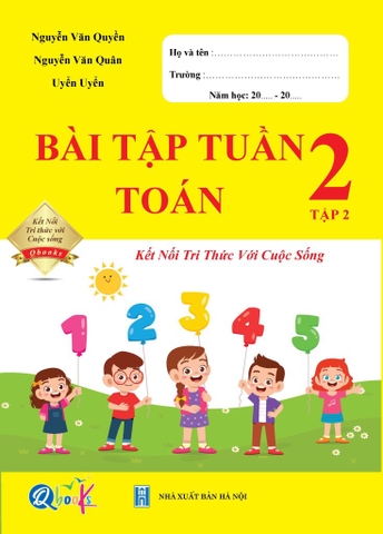Bài tập tuần Toán kỳ 2 lớp 2 kết nối tri thức