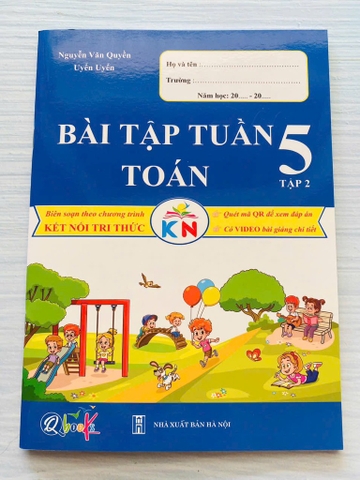 Bài tập tuần Toán kỳ 2 lớp 5 kết nối