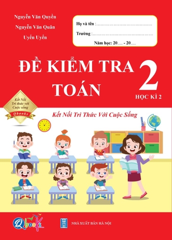 Đề kiểm tra Toán kỳ 2 lớp 2 kết nối tri thức