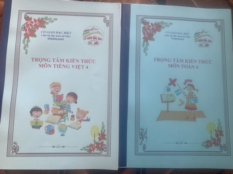 CB trọng tâm 1kiến thức lớp 4 ( toán + tiếng việt)