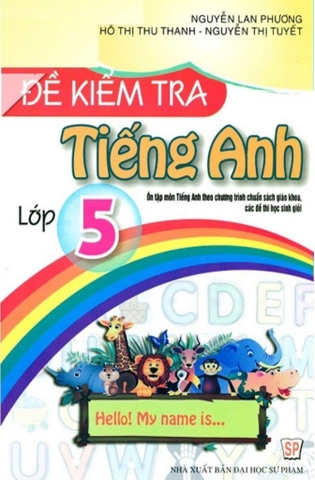 Đề kiểm tra tiếng anh lớp 5