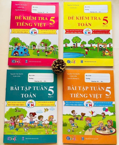 CB Bài tập tuần và đề KT kỳ 1 lớp 5 kết nối