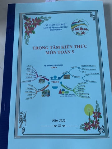 Trọng tâm kiến thức Toán lớp 5