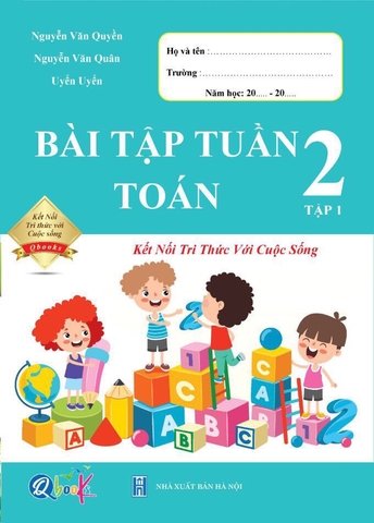 Bài tập tuần toán kỳ 1 lớp 2 (kết nối)