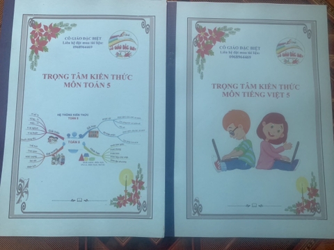 CB trọng tâm 1kiến thức lớp 5 ( toán + tiếng việt)