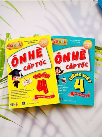 CB ôn hè cấp tốc toán và tiếng việt lớp 4 lên 5