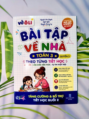 Bài tập về nhà toán lớp 3 quyển 3