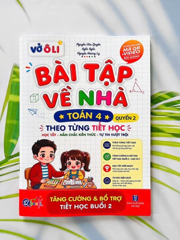 Bài tập về nhà toán lớp 4 quyển 2