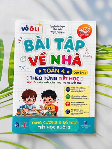 Bài tập về nhà toán lớp 4 quyển 4