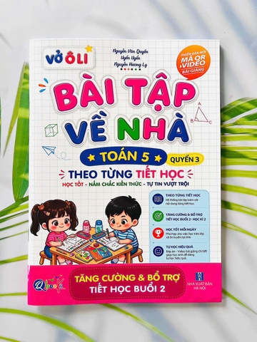 Bài tập về nhà toán lớp 5 quyển 3