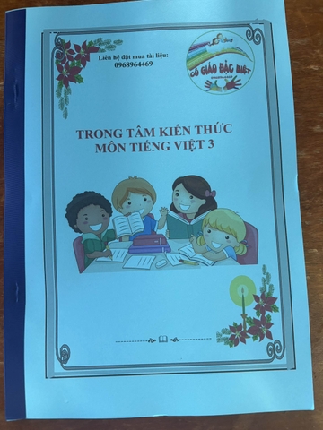 Trọng tâm kiến thức Tiếng Việt lớp 3