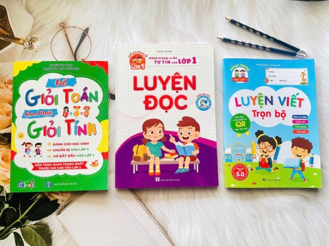 CB hành trang vào lớp 1  ( combo 3q tặng kèm 2 bút chì)