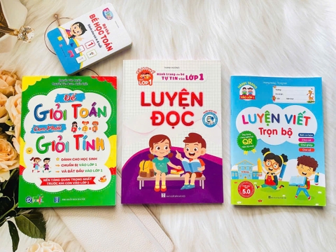 CB hành trang vào lớp 1 ( 3q tặng kèm thẻ bé học toán )