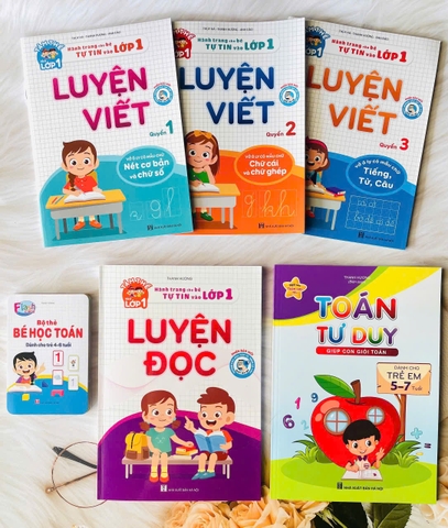 CB hành trang vào lớp 1 ( tặng kèm thẻ bé học toán )