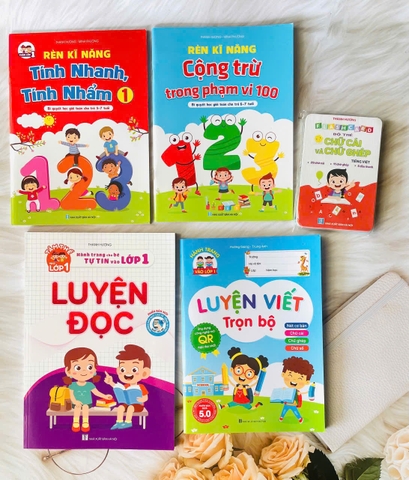 CB hành trang vào lớp 1 ( tặng kèm bộ thẻ chữ cái chữ ghép )