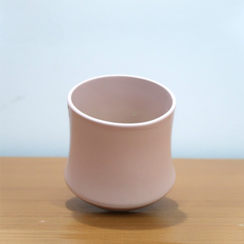 Chậu sứ trụ cong