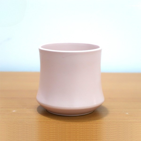 Chậu sứ trụ cong