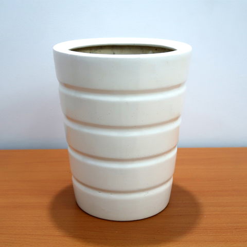 Chậu sứ trụ tròn vát