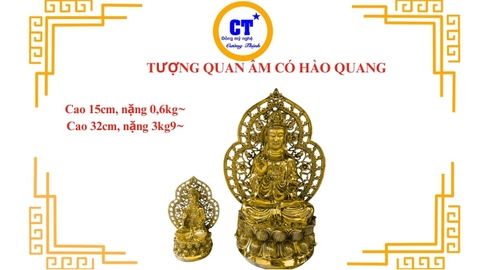 Tượng Quan Âm có Hào Quang