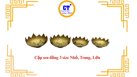 Cặp sen đồng trơn truyền thống k