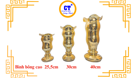 Bình bông xòe kiểu dáng xưa